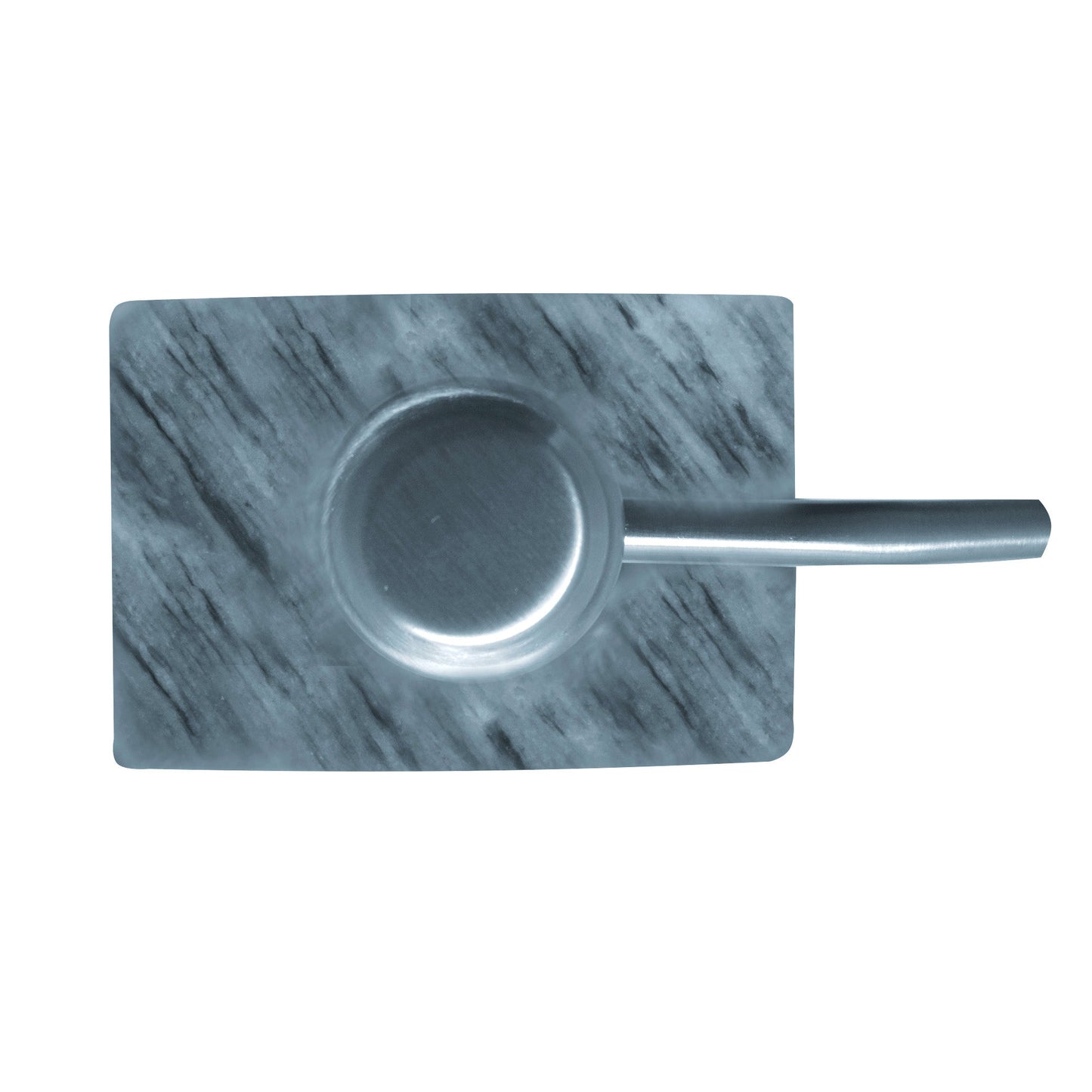 (Outlet)Dispensador Rectangular para Jabón de Mármol Natural Gris Variado