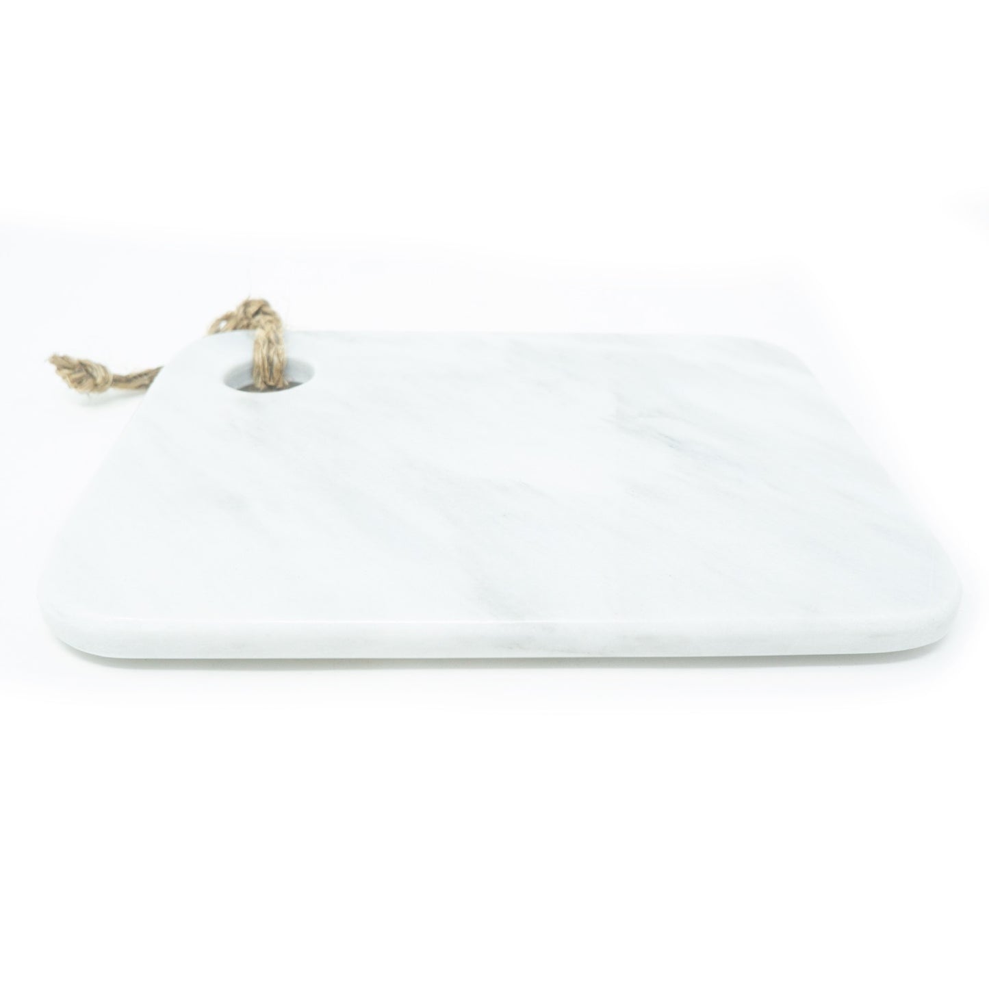 Tabla multi usos de 20 cm x 15 cm x 1 cm para quesos, carnes frías, para servir y desayunar de Mármol natural