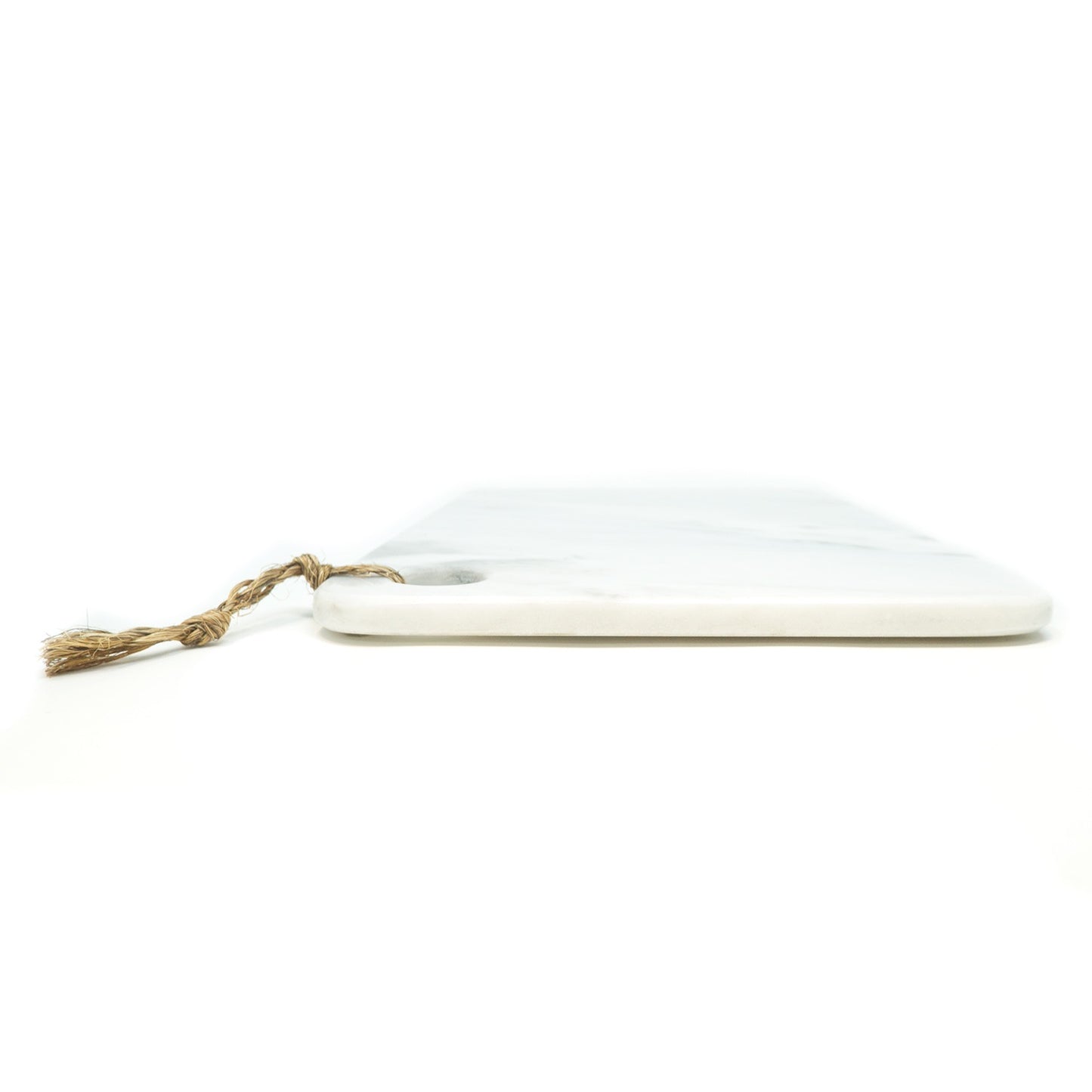 Tabla multi usos de 30 cm x 20 cm x 1 cm para quesos, carnes frías, para servir y desayunar de Mármol natural