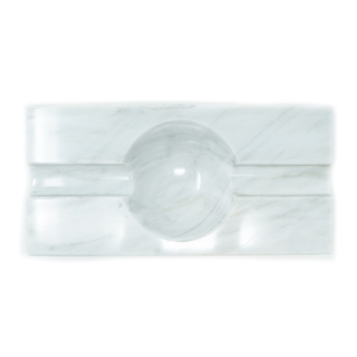 Cenicero para Puro de Mármol Natural Blanco Bego
