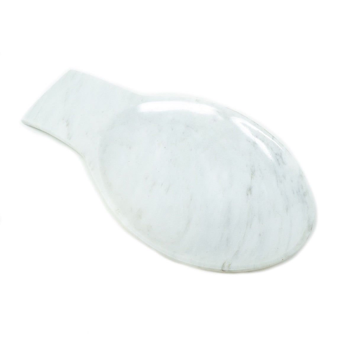 Porta Cuchara de Mármol Natural Blanco Bego