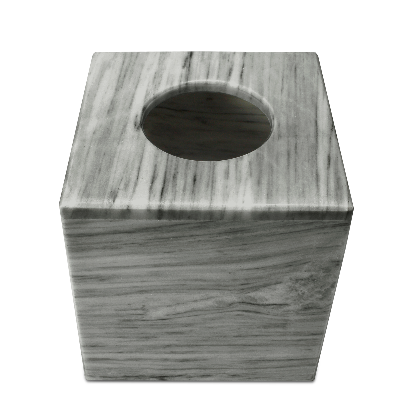 Caja para Kleneex de Mármol Gris Mazahua