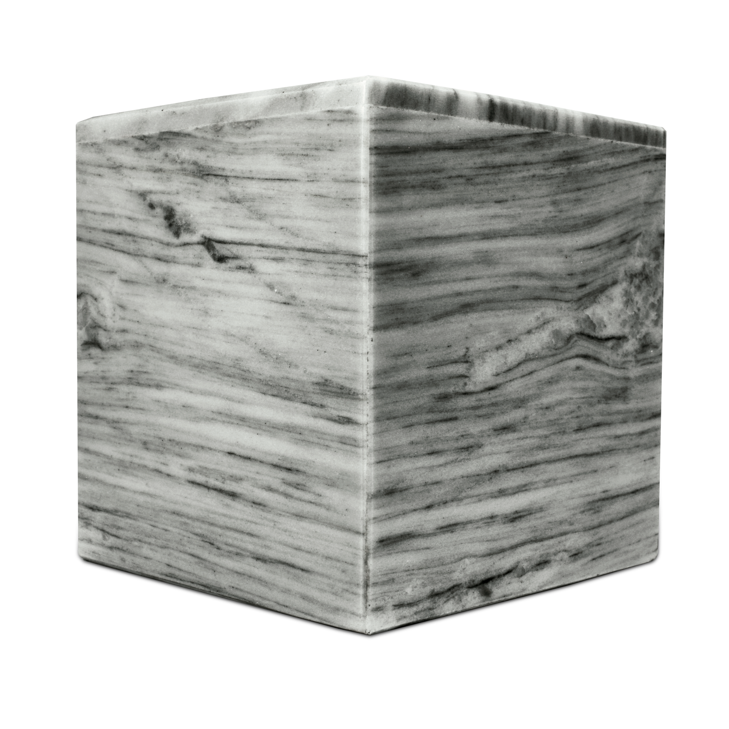 Caja para Kleneex de Mármol Gris Mazahua