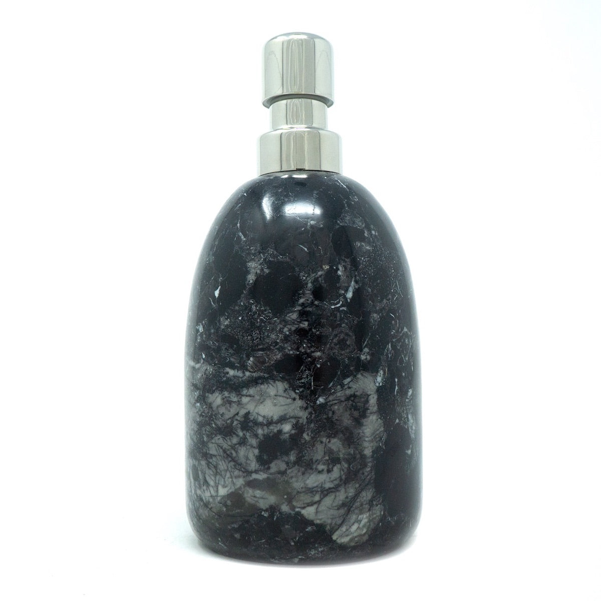 Dispensador para Jabón de Mármol Natural Negro Monterrey