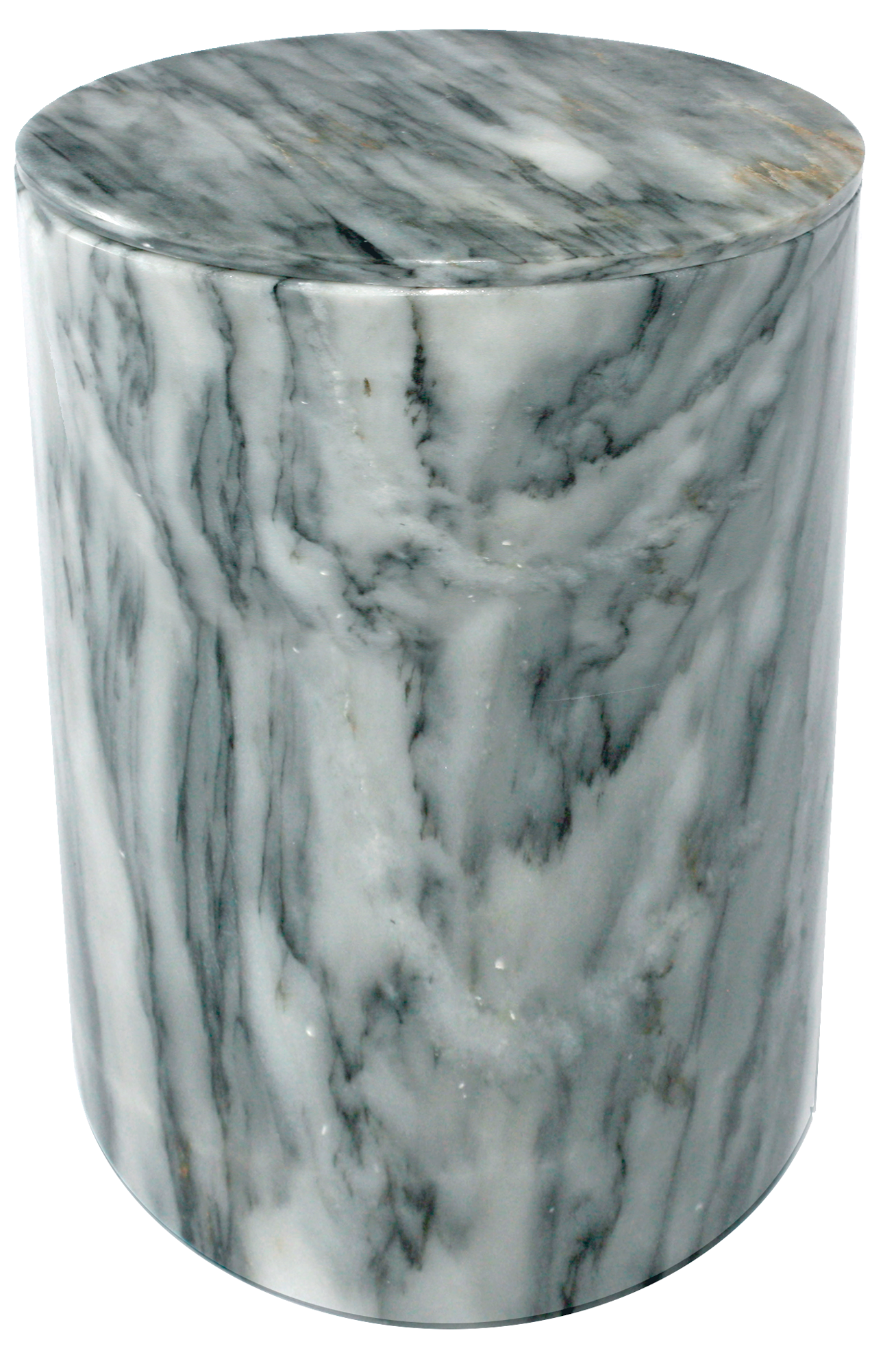 Vaso para Cotonetesde Mármol Natural Gris Mazahua
