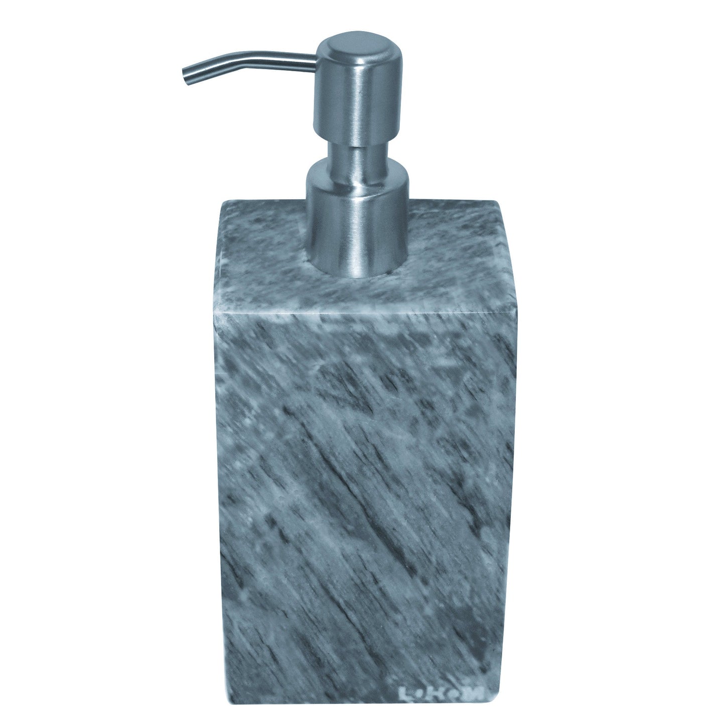 (Outlet)Dispensador Rectangular para Jabón de Mármol Natural Gris Variado