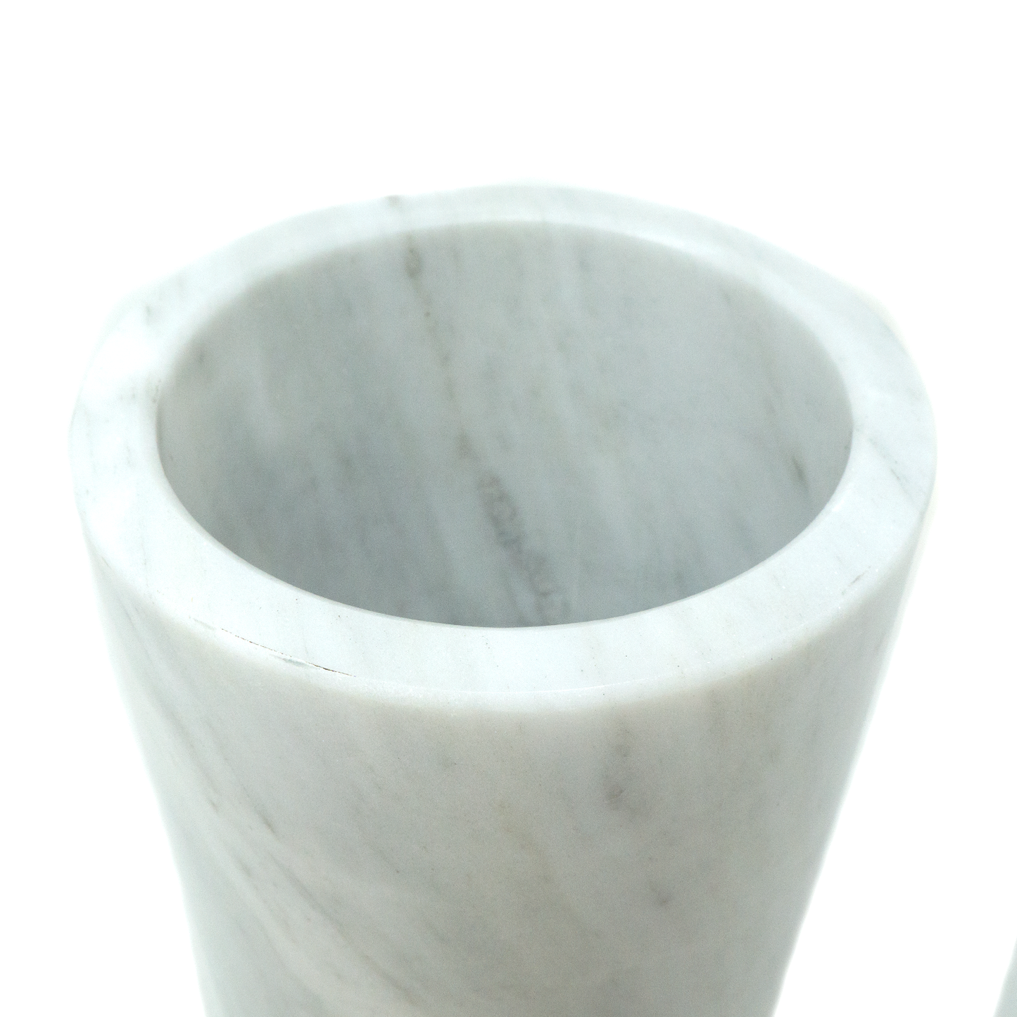 Enfriador de botellas para vino, vino espumoso, champán y bebidas hecho de Mármol natural en Blanco Bego