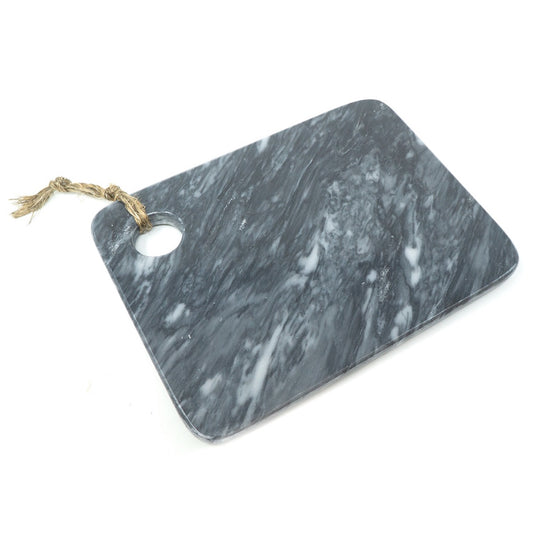 Tabla multi usos de 20 cm x 15 cm x 1 cm para quesos, carnes frías, para servir y desayunar de Mármol natural