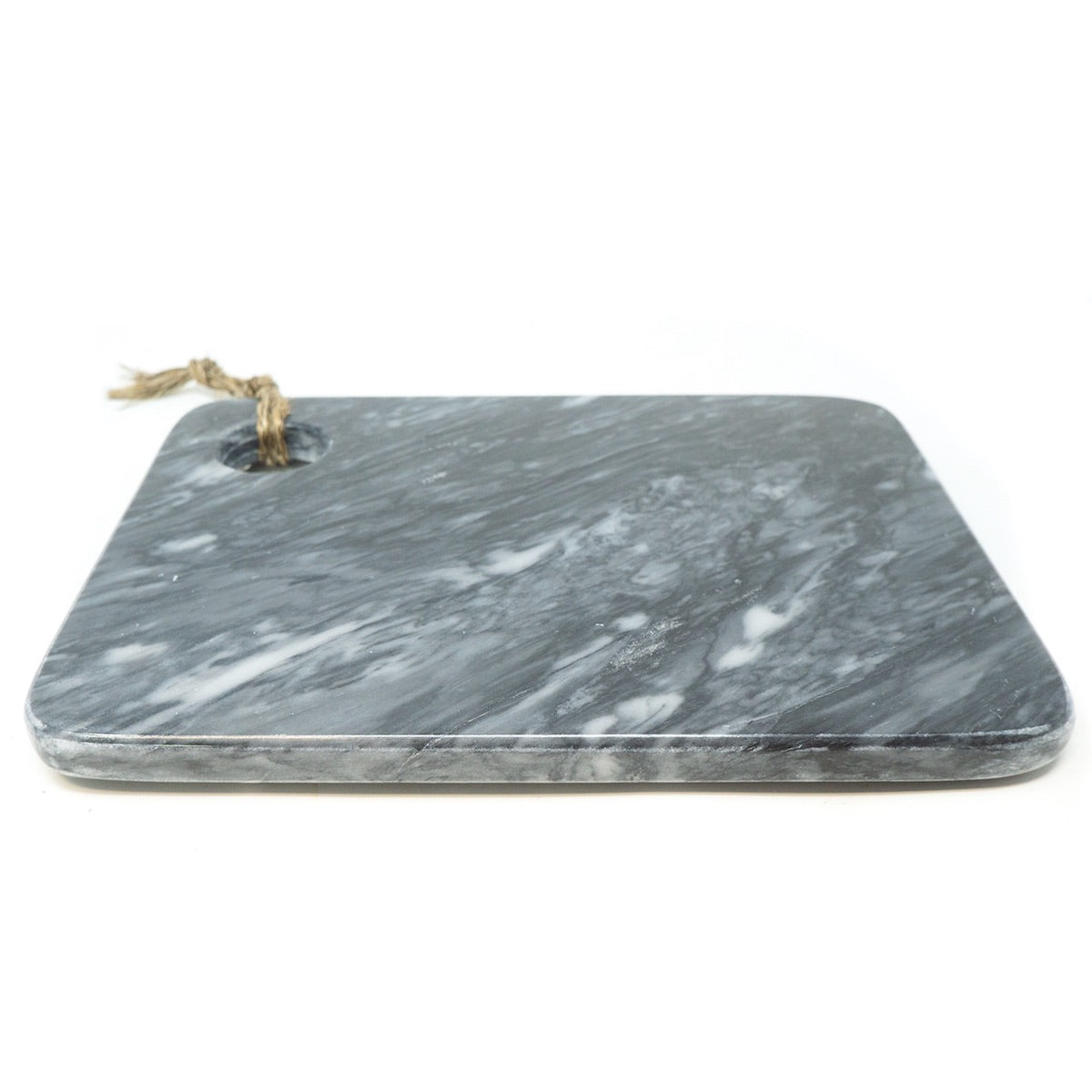 Tabla multi usos de 20 cm x 15 cm x 1 cm para quesos, carnes frías, para servir y desayunar de Mármol natural