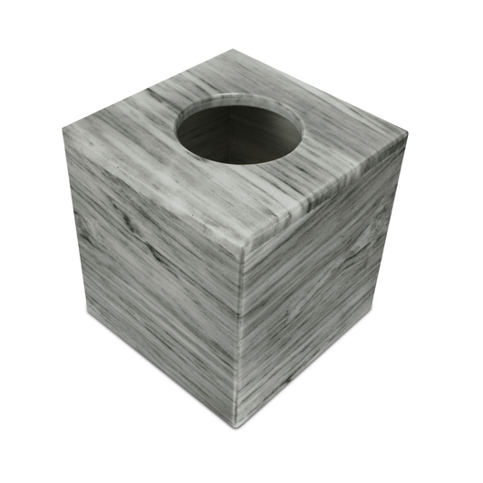 Caja para Kleneex de Mármol Gris Mazahua