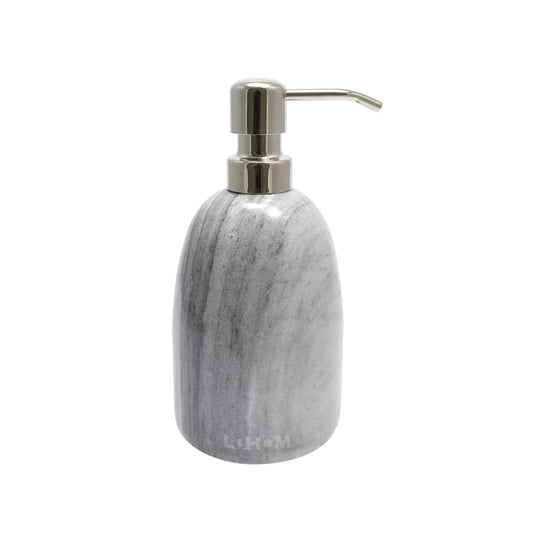 Dispensador para Jabón de Mármol Natural Gris Mazahua