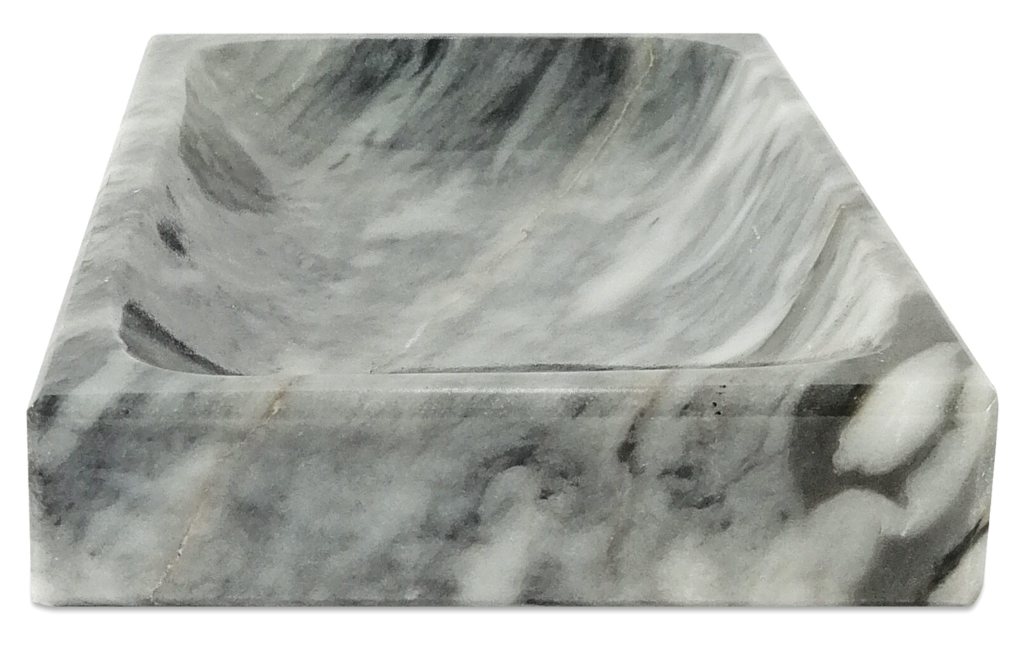 Jabonera de Mármol Natural Gris Mazahua